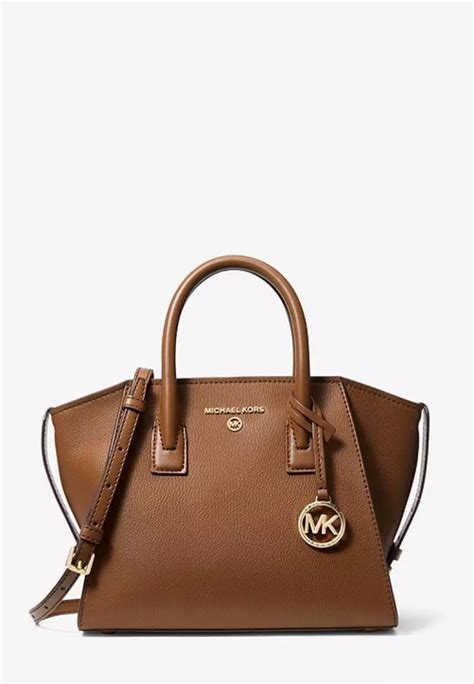 michael kors outlet avril small leather top-zip satchel|MICHAEL Michael Kors Leather Avril Small Top Zip Satchel.